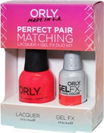 Набір покриттів гель-лак+лак ORLY Set Gel-Polish and Lacquer Hot Shot кислотно-рожевий, неон 9мл/18мл