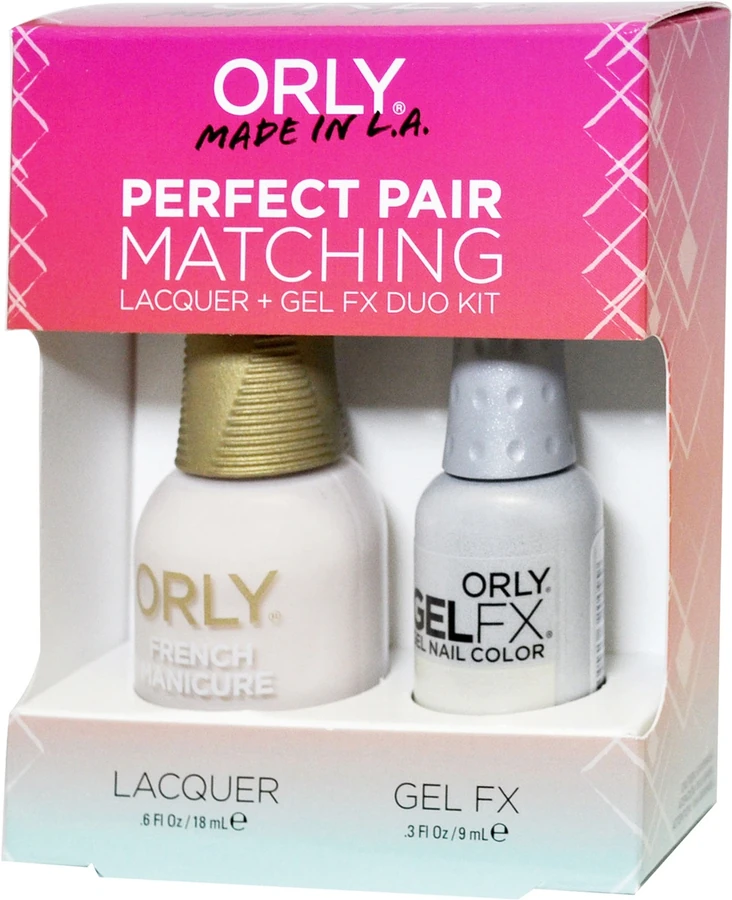 ORLY Set Gel-Polish and Lacquer Pink Nude напівпрозорий молочний з легкою рожевиною 9мл/18мл