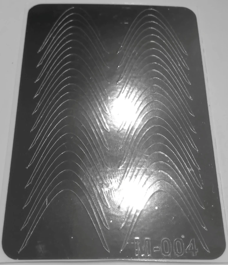 Дизайн металізований Canni Metallised Designs від Thin Foil 004s срібло