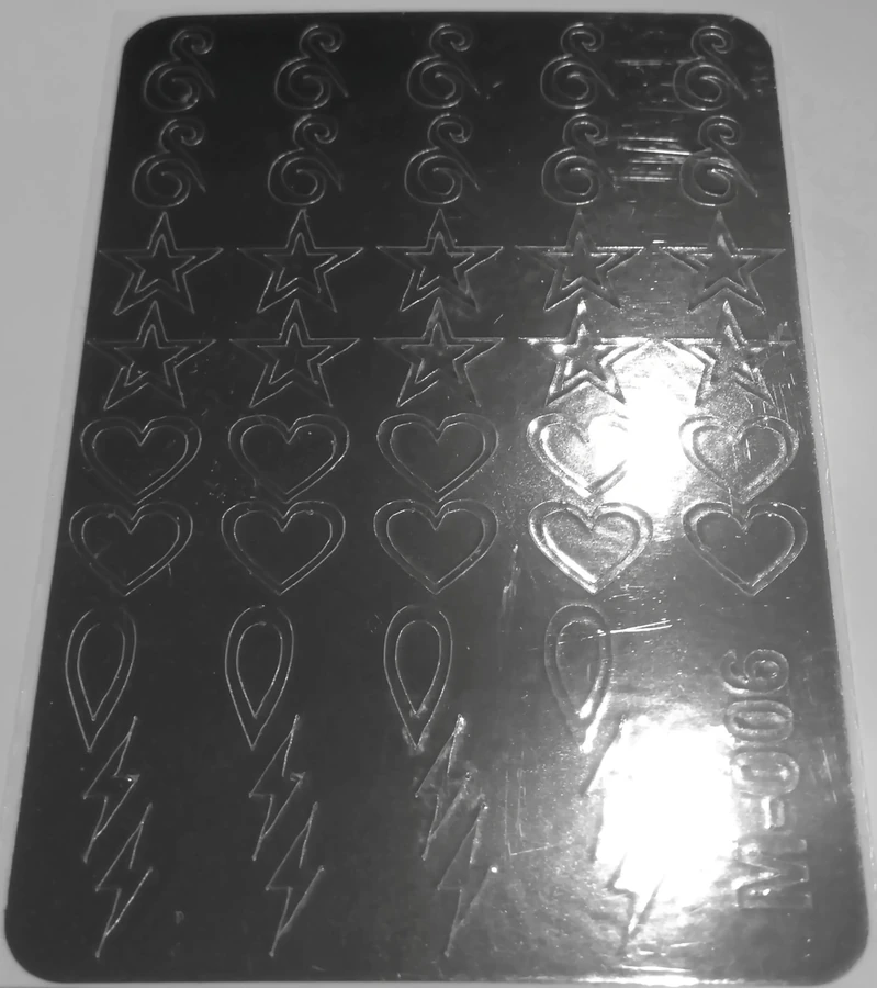 Дизайн металізований Canni Metallised Designs від Thin Foil 006s срібло