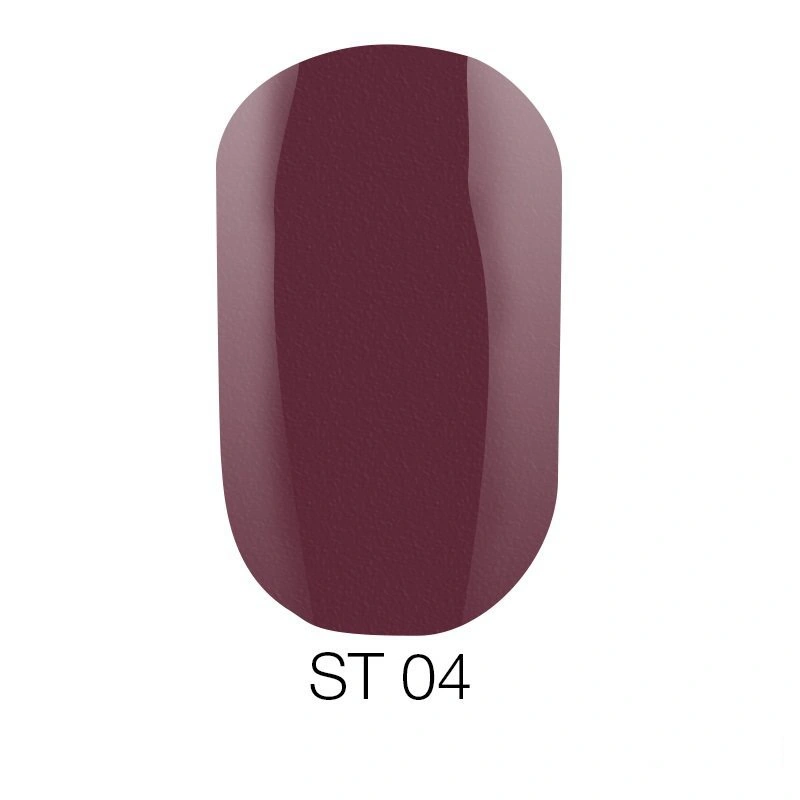 Лак Naomi Nail Lacquer Soft Touch ST004 12мол бордово-фіолетова марсала