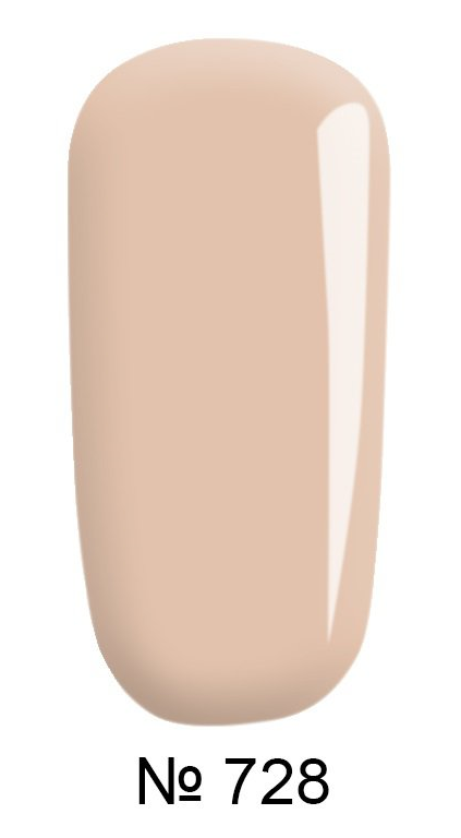 Гель-лак FOX Gel Polish Gold French №728 бежевий тілесний, емаль 6 мл