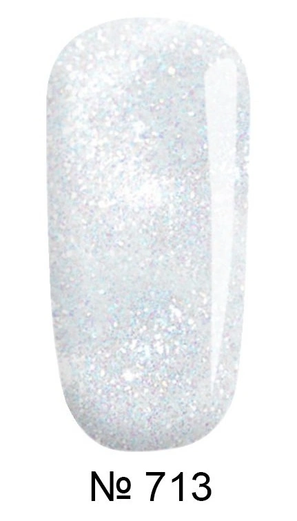 Гель-лак FOX Gel Polish Gold French №713 перлово-білий з перламутром та блакитним мікроблиском 12 мл