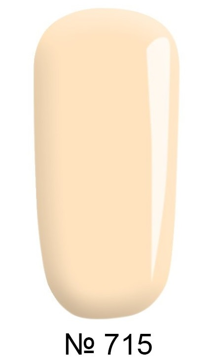 Гель-лак FOX Gel Polish Gold French №715 молочно-кремовий, емаль 12 мл