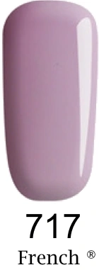 Гель-лак FOX Gel Polish Gold French №717 ніжно-бузковий, емаль 12 мл