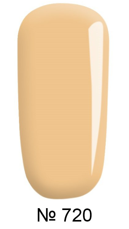 Гель-лак FOX Gel Polish Gold French №720 тілесний жовто-бежевий, емаль 12 мл
