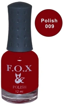 Лак FOX Nail Polish №009 вишневий 12 мл
