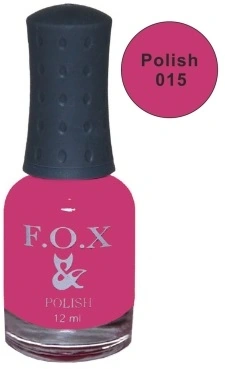 Лак FOX Nail Polish №015 рожева фуксія 12 мл