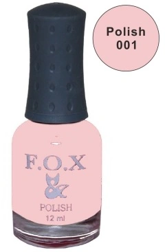 Лак FOX Nail Polish №001 рожевий 12 мл