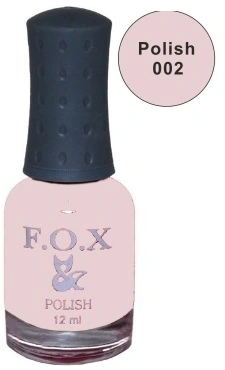 Лак FOX Nail Polish №002 рожевий 12 мл
