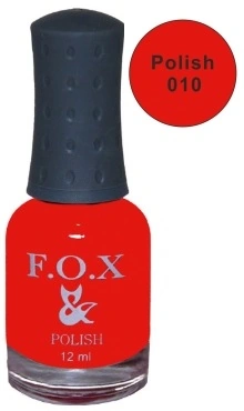 Лак FOX Nail Polish №010 кораловий 12 мл