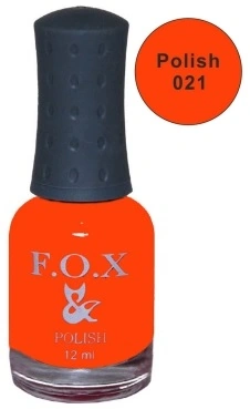 Лак FOX Nail Polish №021 помаранчевий 12 мл