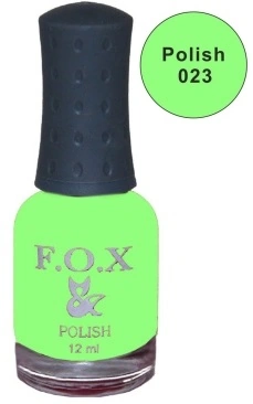 Лак FOX Nail Polish №023 світлий зелений 12 мл