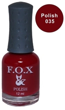 Лак FOX Nail Polish №035 вишневий 12 мл