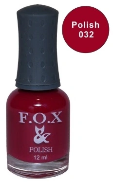 Лак FOX Nail Polish №032 вишнево-рожевий 12 мл