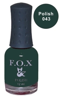 Лак FOX Nail Polish №043 зелений 12 мл