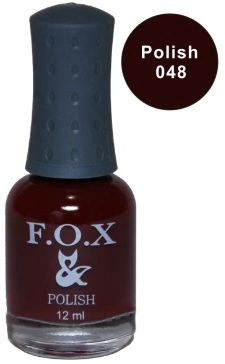 Лак FOX Nail Polish №048 гнила вишня 12 мл