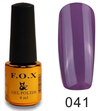 Гель-лак FOX Gel Polish Gold Pigment №041 фіолетовий, емаль 6 мл