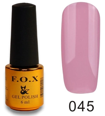 Гель-лак FOX Gel Polish Gold Pigment №045 бузково-бежевий, емаль 6 мл