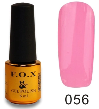 Гель-лак FOX Gel Polish Gold Pigment №056 яскравий рожевий, емаль 6 мл