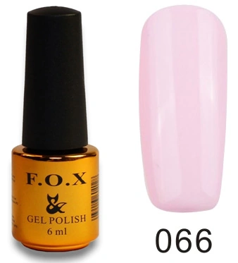 Гель-лак FOX Gel Polish Gold Pigment №066 світло-рожевий, емаль 6 мл