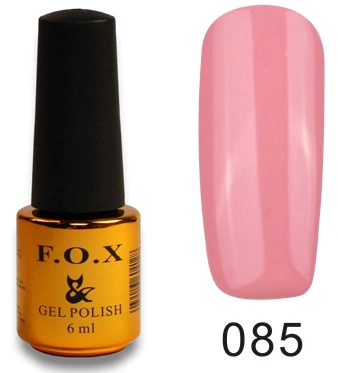 Гель-лак FOX Gel Polish Gold Pigment №085 бежево-рожевий, емаль 6 мл