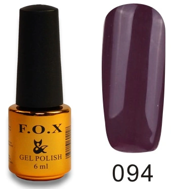 Гель-лак FOX Gel Polish Gold Pigment №094 темно-фіолетовий, емаль 6 мл
