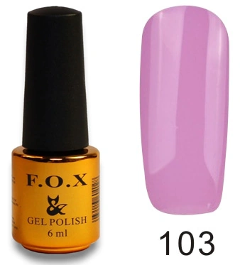 Гель-лак FOX Gel Polish Gold Pigment №103 фіолетовий, емаль 6 мл