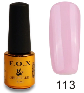 Гель-лак FOX Gel Polish Gold Pigment №113 лилово-рожевий, емаль 6 мл