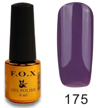 Гель-лак FOX Gel Polish Gold Pigment №175 фіолетовий, емаль 6 мл