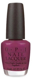 Лак OPI Plugged-In Plum фіолетовий, легкий перламутр 15 мл