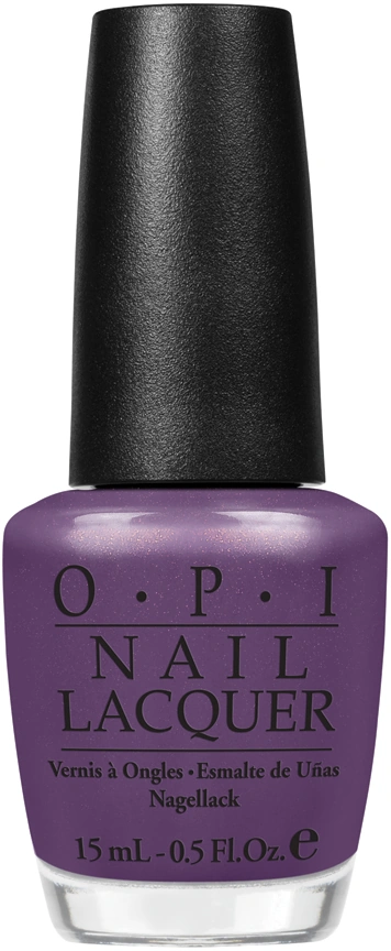 Лак OPI Dutch Ya Just Love OPI темно-бузковий із золотим мікроблиском 15 мл
