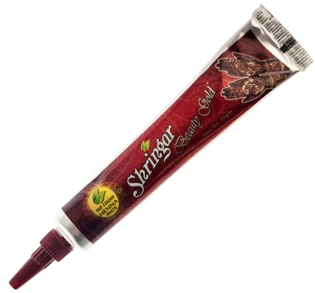 Хна для розпису тіла в тубі Naomi Henna Body Painting in a Tube Red червона 25 г