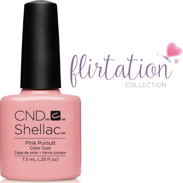 Гель-лак CND Shellac Pink Pursuit персиково-рожевий, емаль 7,3 мл