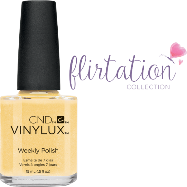 Лак CND VINYLUX 218 Honey Darlin блідо-жовтий кремовий, емаль 15 мл