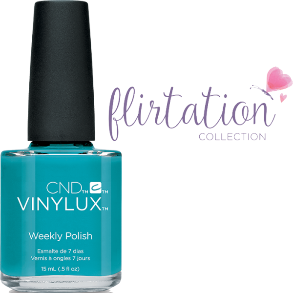Лак CND VINYLUX 220 Aqua-intance світло-блакитний кремовий, емаль 15 мл