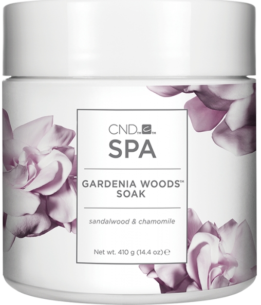 Препарат для мацерації із морськими солями CND SPA Gardenia Woods Soak 410 г