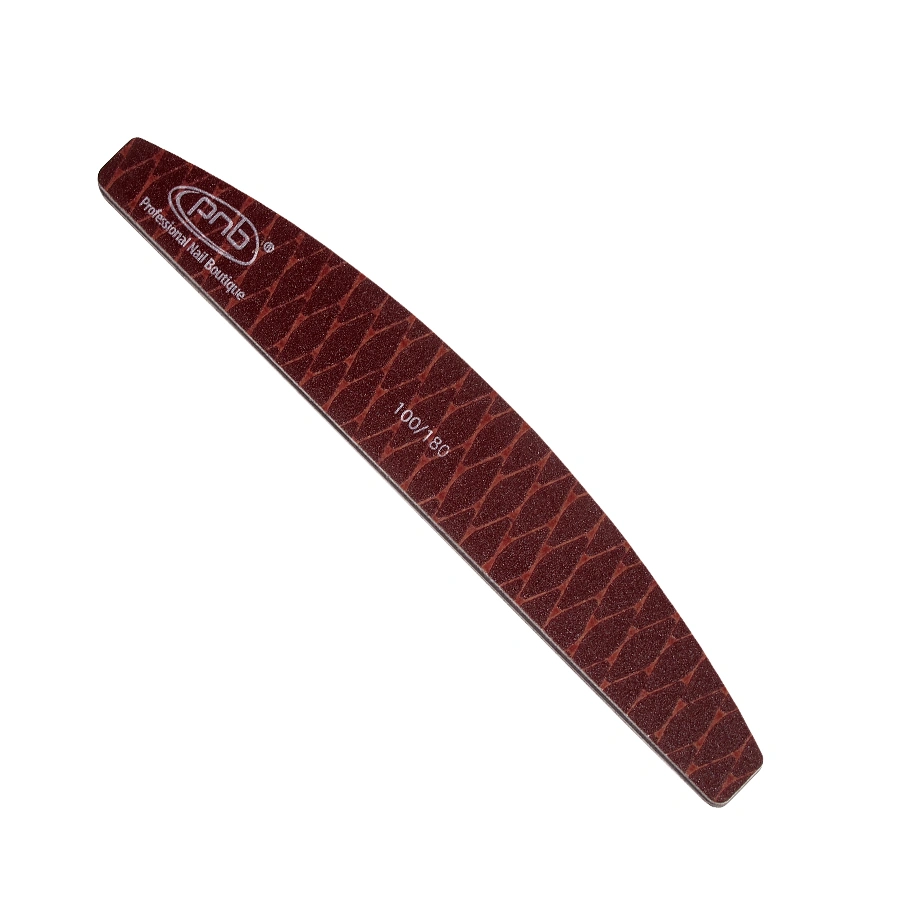 Пилка-змія, півколо PNB Nail File 100/180 Brown