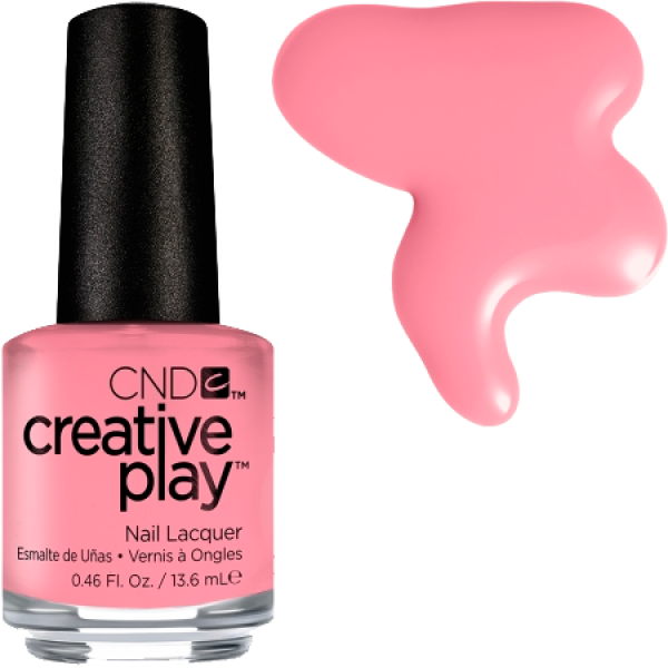 Лак CND Creative Play Creative Play 406 Blush On U молочно-рожевий, емаль 13,6 мл