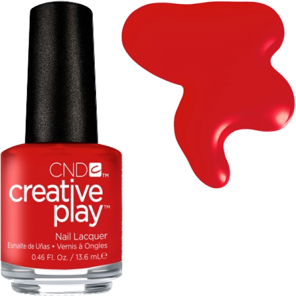 Лак CND Creative Play Creative Play 412 Red Y To Rollo червоний, емаль 13,6 мл
