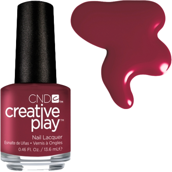 Лак CND Creative Play Creative Play 416 Currantly Single бордовий, емаль 13,6 мл
