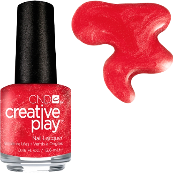 Лак CND Creative Play Creative Play 419 Persimmon Ality13,6 мл червоний із шиммером