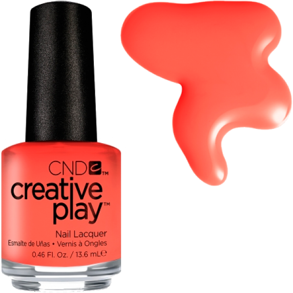 Лак CND Creative Play Creative Play 423 Peach Of Mind кораловий, емаль 13,6 мл