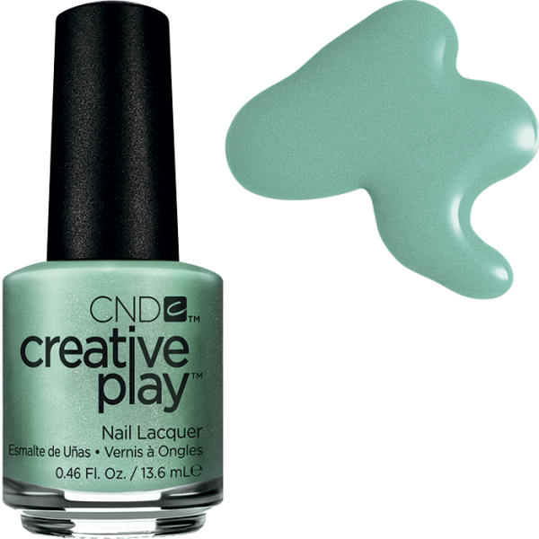 Лак CND Creative Play Creative Play 429 My Mo Mint м`ятно-бірюзовий, легкий шиммер 13,6 мл