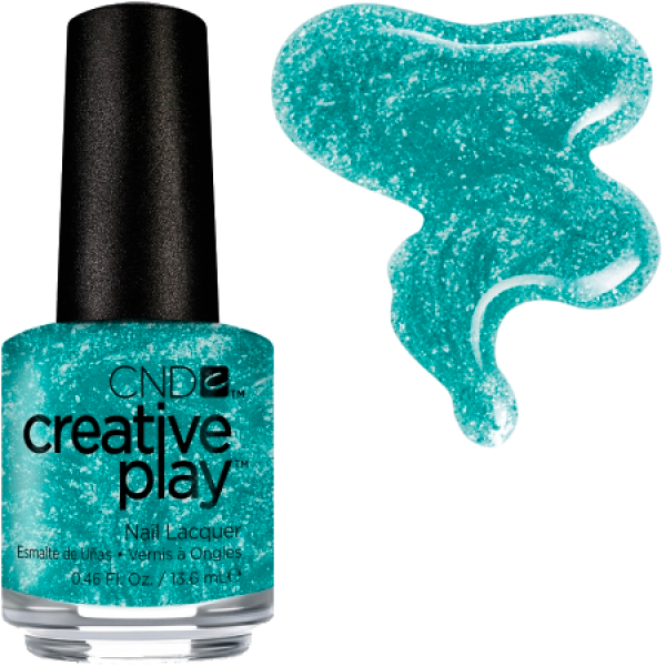 Лак CND Creative Play Creative Play 431 Sea The Ligth бірюзовий із шиммером 13,6 мл