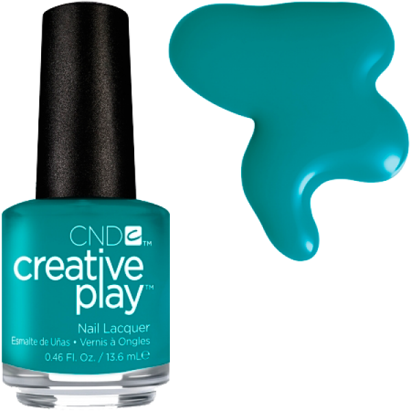 Лак CND Creative Play Creative Play 432 Head Over Teal бірюзовий, емаль 13,6 мл