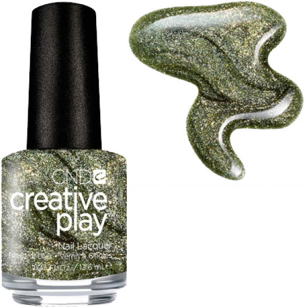 Лак CND Creative Play Creative Play 433 Olive For Moment болотний зелений із шиммером 13,6 мл