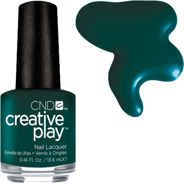 Лак CND Creative Play Creative Play 434 Cut To The Chase синьо-зелений, емаль 13,6 мл