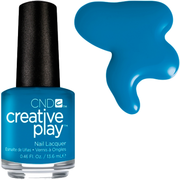 Лак CND Creative Play Creative Play 437 Skinny Jeans насичений блакитний, емаль 13,6 мл