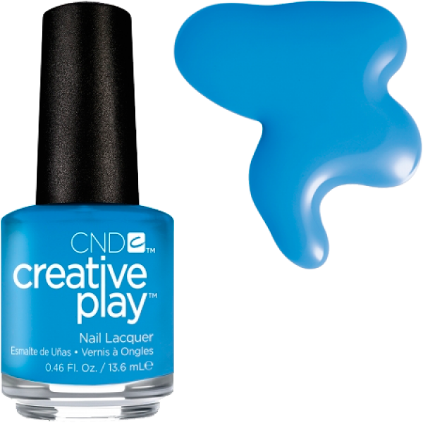 Лак CND Creative Play Creative Play 438 Iris You Would насичений блакитний, емаль 13,6 мл